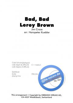 Bad, Bad Leroy Brown (Jim Croce) 