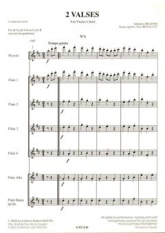 Deux valses von Johannes Brahms 