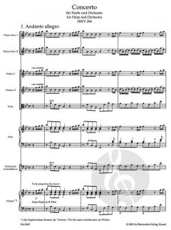 Konzert B-Dur für Harfe und Orchester von Georg Friedrich Händel 
