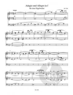 Werke für Orgel von Wolfgang Amadeus Mozart (Download) 