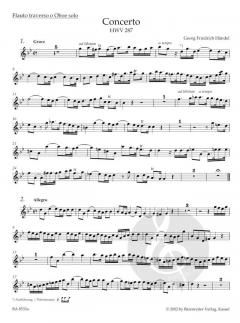 Konzert g-Moll HWV 287 von Georg Friedrich Händel (Download) 