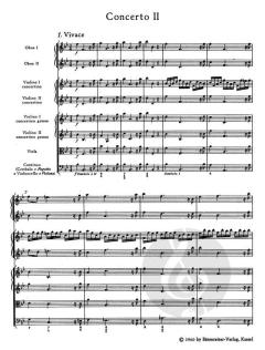 Concerto grosso op. 3/2 HWV 313 von Georg Friedrich Händel 