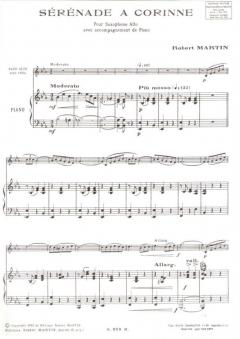 Sérénade à Corinne, alto von Robert Martin 
