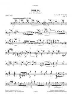 Folia, Op. 43 von Richard Dubugnon 
