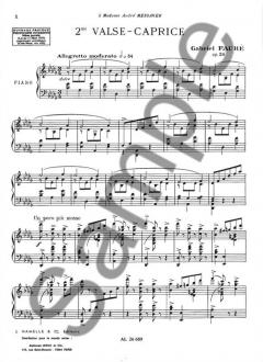 Valse-Caprice No. 2 Op. 38 von Gabriel Fauré für Klavier im Alle Noten Shop kaufen