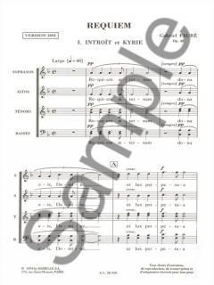Requiem Op. 48 Version 1893 (Gabriel Fauré) 