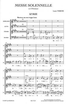 Messe Solennelle Ut Diese Min. (Louis Vierne) 