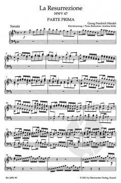 La Resurrezione HWV 47 von Georg Friedrich Händel (Download) 