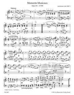 Moment Musicaux op.94 D 780 von Franz Schubert (Download) 