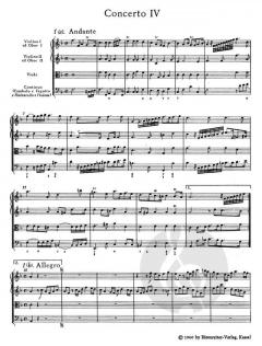 Concerto grosso op. 3/4 HWV 315 von Georg Friedrich Händel 