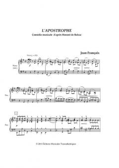 L'Apostophe von Jean Françaix 