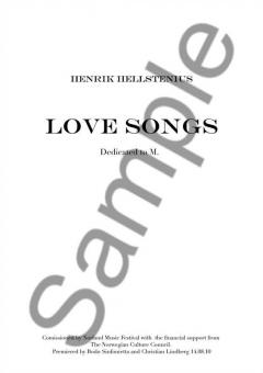 Love Songs (Henrik Hellstenius) 