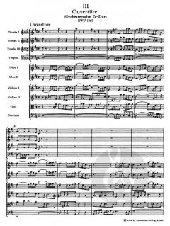 Ouvertüre BWV 1068 von Johann Sebastian Bach 