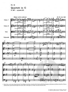 Streichquartett D 887 von Franz Schubert im Alle Noten Shop kaufen