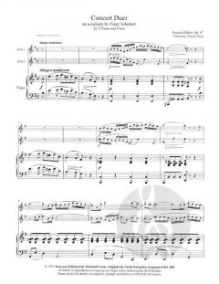 Concert Duet on A Schubert Melody Op. 67 von Ernesto Köhler 