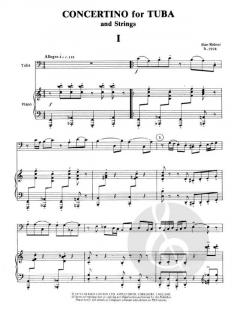 Concertino For Tuba von Alan Ridout im Alle Noten Shop kaufen