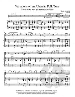 Variations on An Albanian Folk Tune von Feim Ibrahimi 