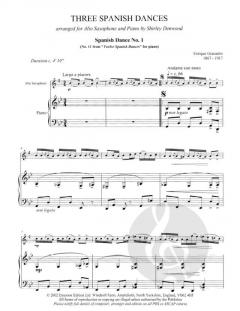 Three Spanish Dances von Enrique Granados 