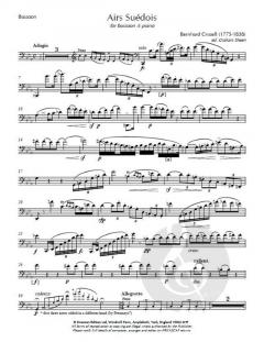 Airs Suedois (Bernhard Henrik Crusell) 