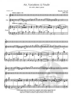 Air, Variations & Finale 