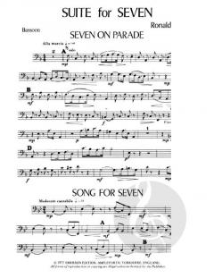 Suite For Seven (Ronald Hammer) 