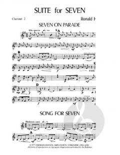 Suite For Seven (Ronald Hammer) 