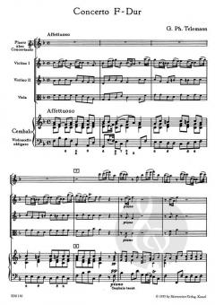 Konzert für Altblockflöte, Streicher und Basso continuo (Georg Philipp Telemann) 