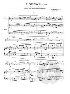 2e Sonate, Op. 86 von Charles Koechlin 
