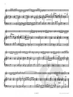 Sonate in B-Dur von Jean Baptiste Loeillet de Gant 