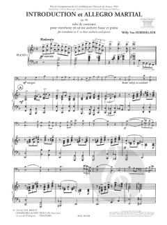 Introduction et Allegro Martial Opus 58 von W. van Dorsselaer 
