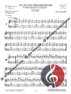 50 Lecons Progressives Vol. 1 von Robert Nicolas-Charles Bochsa 