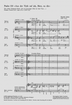 Aus der Tiefe ruf ich SWV 25 (op. 2 no. 4) (Heinrich Schütz) 
