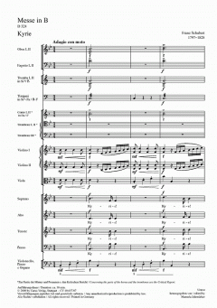 Sämtliche Lateinischen Messen von Franz Schubert 