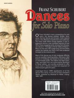 Dances For Solo Piano von Franz Schubert 