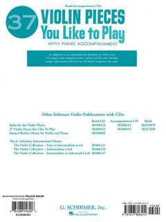 37 Violin Pieces You Like To Play im Alle Noten Shop kaufen