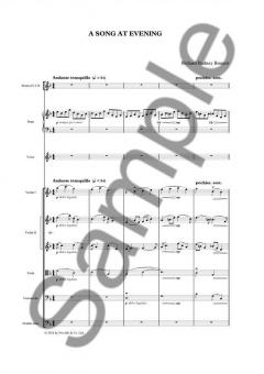 A Song At Evening von Richard Rodney Bennett 