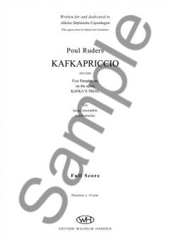 Kafkapriccio For Large Ensemble (Poul Ruders) 