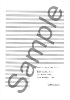 Parcours Op. 23 von Jouni Kaipainen 