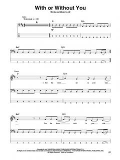 Bass Play-Along Vol. 41: U2 (U2) 