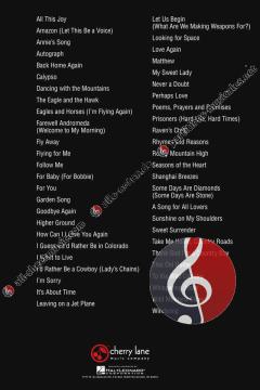 Guitar Chord Songbook von John Denver 