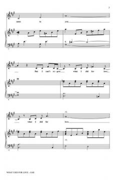What I Did For Love (Marvin Hamlisch) 
