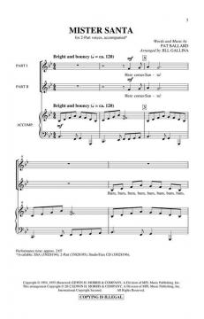 Mister Santa von Pat Ballard (Download) 
