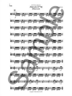 Aheym (String quartet score and parts) von Bryce Dessner (Download) 