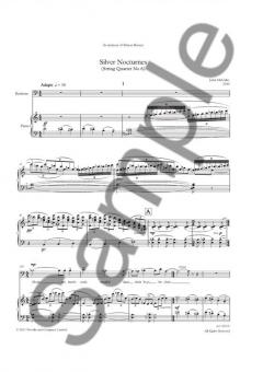Silver Nocturnes (String Quartet No.6) von John McCabe 