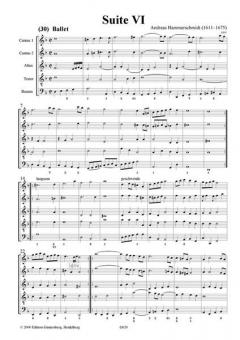 Erster Fleiß: Suiten VI & VII in d/D, F von Andreas Hammerschmidt 