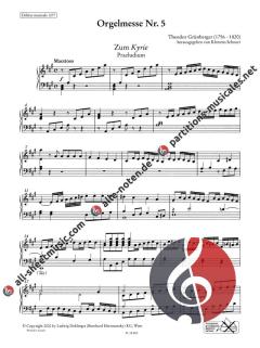 Orgelmessen Band 3 von P. Theodor Grünberger im Alle Noten Shop kaufen