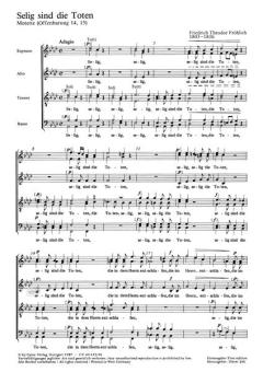 Selig sind die Toten (Friedrich Theodor Fröhlich) 
