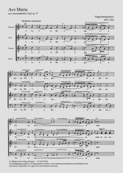 Rachmaninov: Ave Maria (Sergei Rachmaninow) 