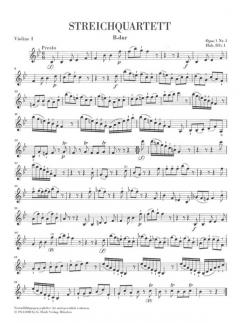 Streichquartette Heft 1 von Joseph Haydn im Alle Noten Shop kaufen (Stimmensatz)