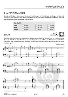 Piano Training Basic von Christian Wondra 